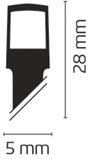 Karácsonyi díszek CHAIN IP44 3m 180xLED