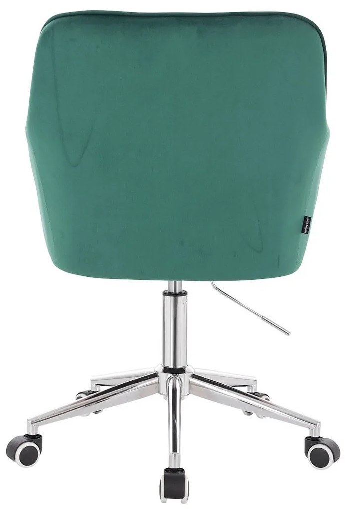 HR550K Sötétzöld modern velúr szék