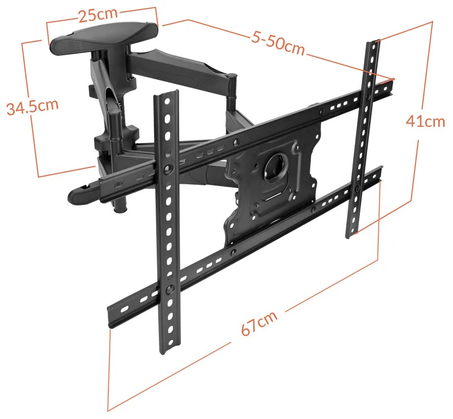 monzana® TV-tartó - VESA 600x400