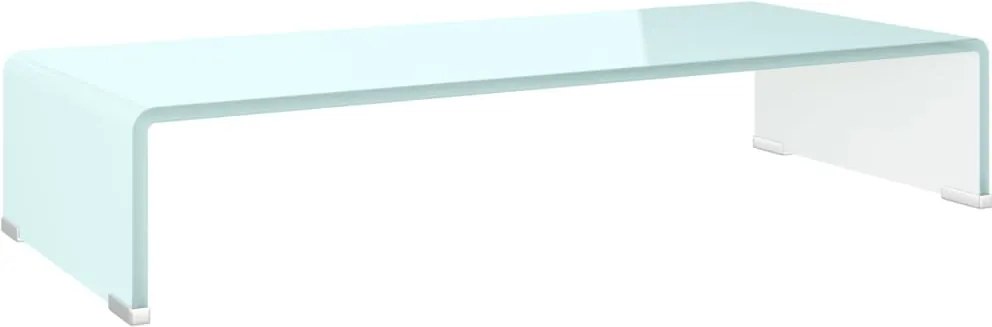 vidaXL zöld üveg TV állvány/monitor magasító 70 x 30 x 13 cm