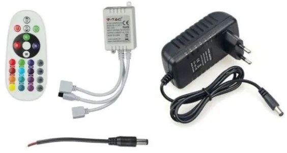 LED RGB Dimmelhető fényszalag 2x5m LED/4,8W/230V + távirányító