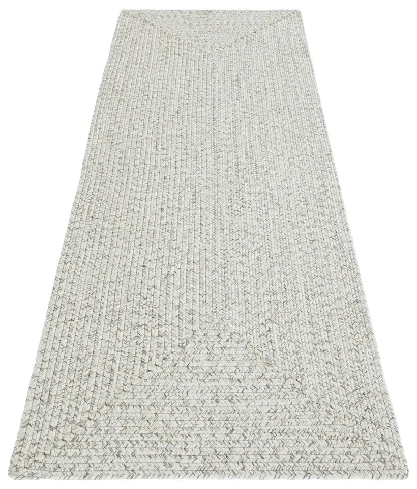 Fehér-bézs kültéri futószőnyeg 200x80 cm - NORTHRUGS