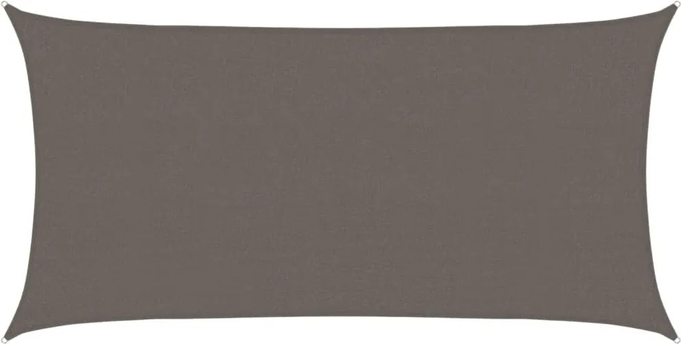 vidaXL antracitszürke HDPE napvitorla 2 x 3,5 m