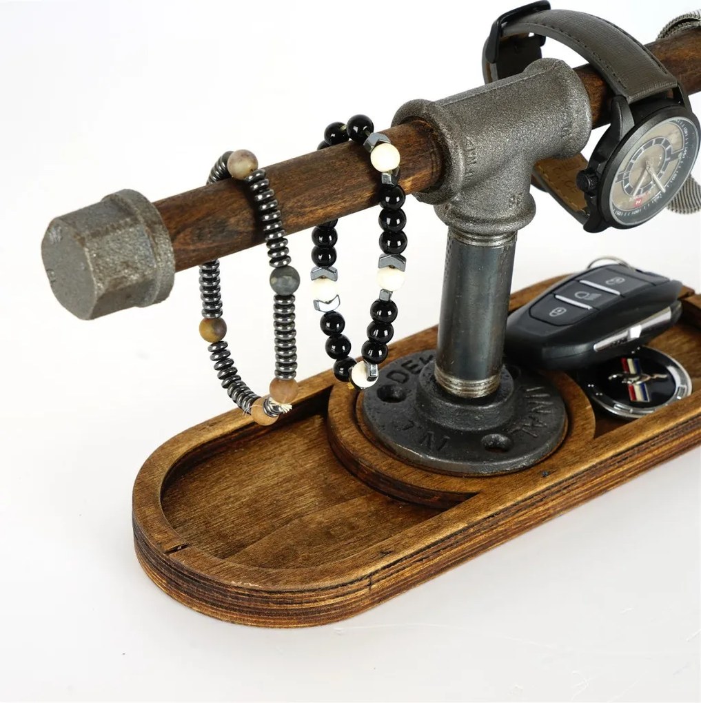 Fa ékszertartó, 30×15 cm