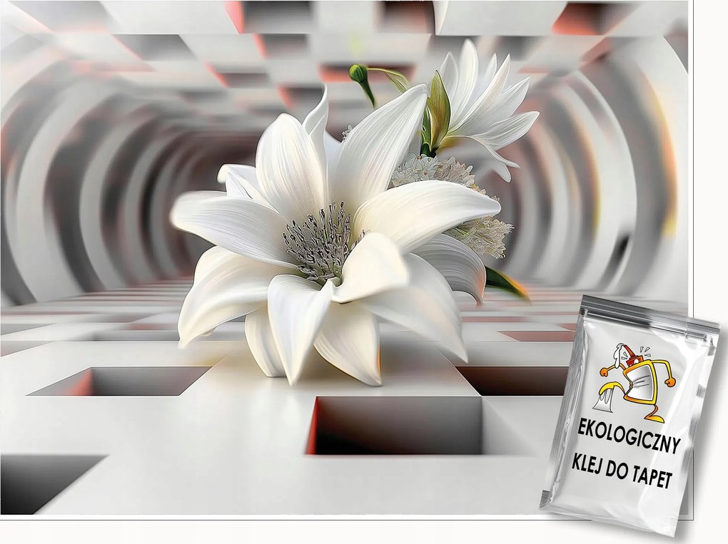 Fotótapéta Virágok 3D Absztrakt Hálószoba Nappali Tapéta Flizelina 250x175