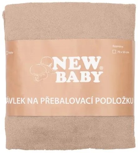 Huzat pelenkázó lapra New Baby 50x70 bézs