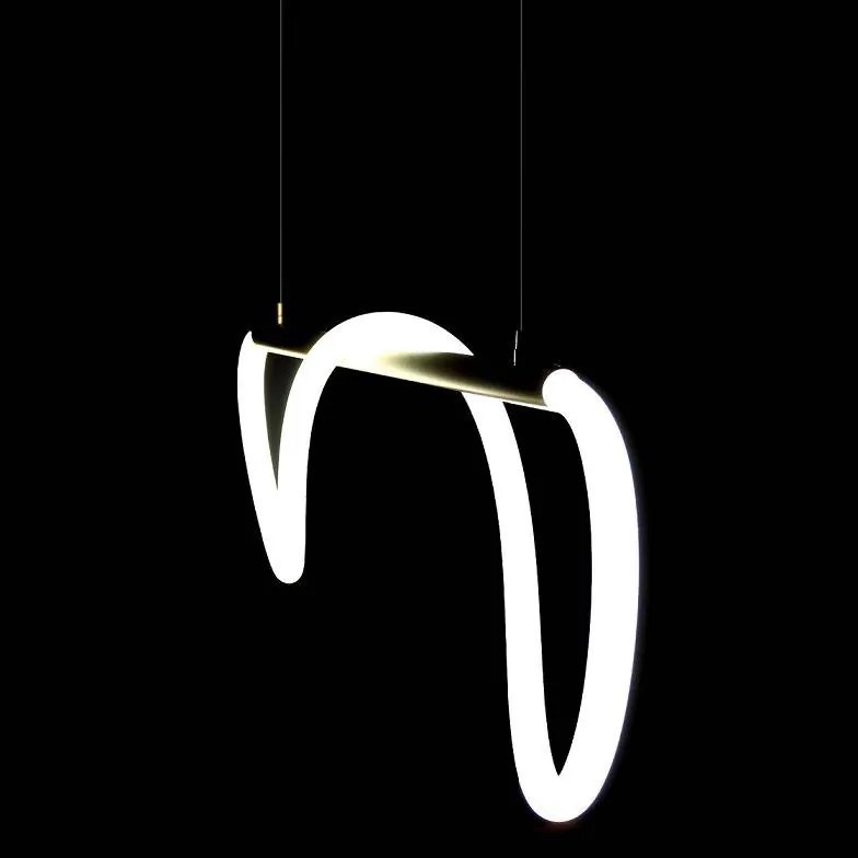DOMENOLED 605 Modern Led Függesztett Lámpa Fehér, Arany LED IP20