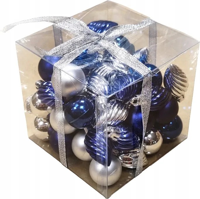 Karácsonyfa gömbök Törhetetlen Karácsonyfadíszek 50 db 455/4