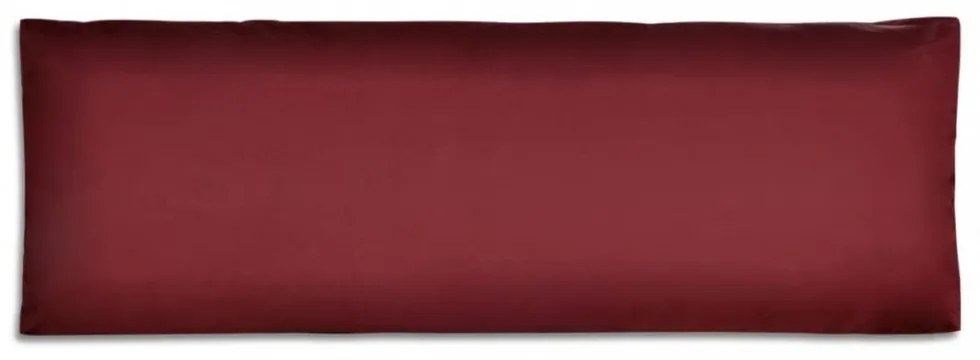 vörösbor színű kárpitozott hátpárna 120 x 40 x 10 cm