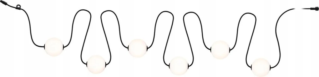 Paulmann Napelemes Led fényfüzér Taina alapkészlet IP67 3000K 5,8m fekete