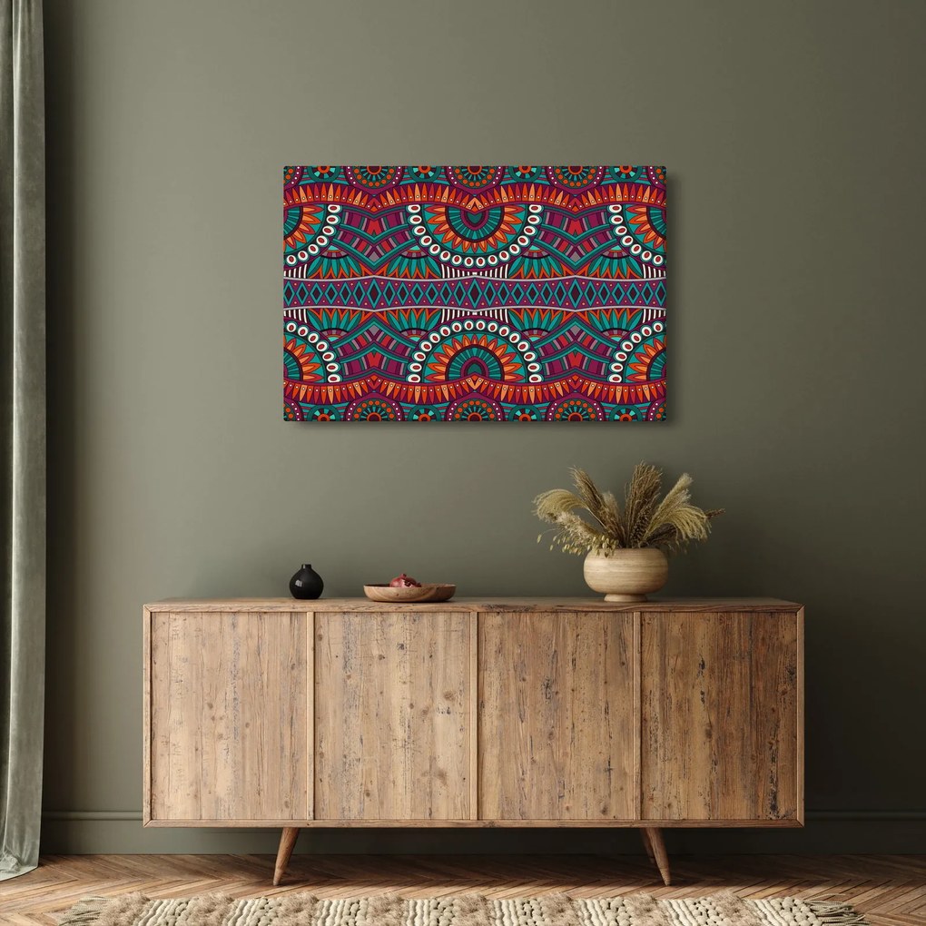 A díszítő absztrakció képe (90x60 cm)