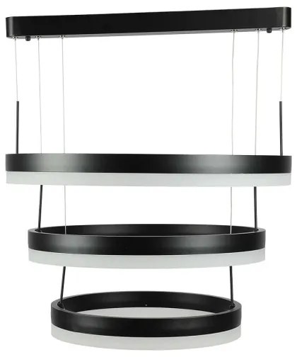 LED dimmelhető csillár zsinóron LED/86W/230V 3000K fekete