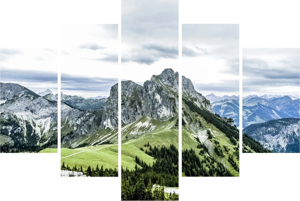 Kép - hegycsúcsok (150x105 cm)