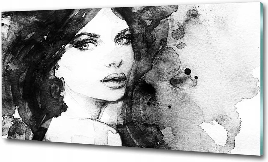 Fotótapéta üveg falra Nő portré 100x70