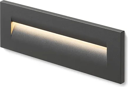 RENDL RASQ a falba süllyesztett antracitszürke 230V LED 8.5W IP65 3000K