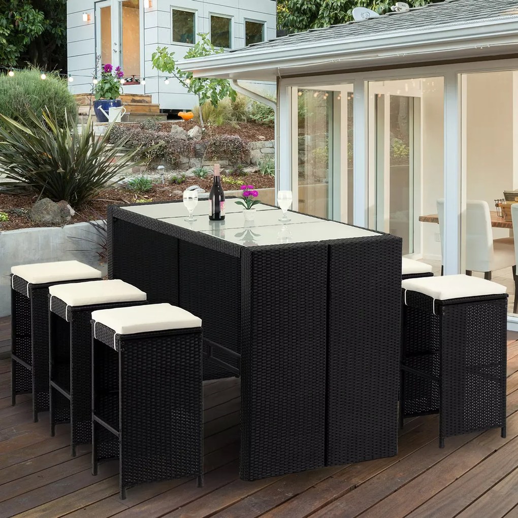 Casaria® Rattan rúdkészlet