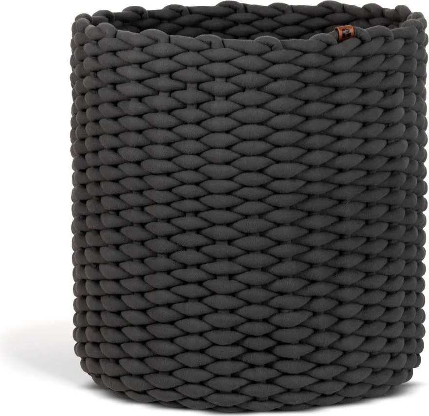 Textil tárolókosár ø 40x40 cm Peach Skin Round XL – Bigso