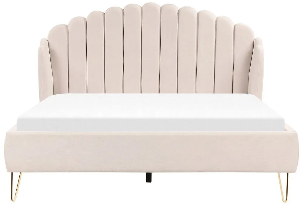 Franciaágy 160 cm Belize (szürke) (ágyráccsal) (tárolóhellyel). 1077504