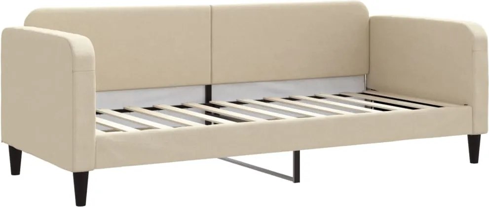 vidaXL krémszínű szövet kanapéágy 80 x 200 cm