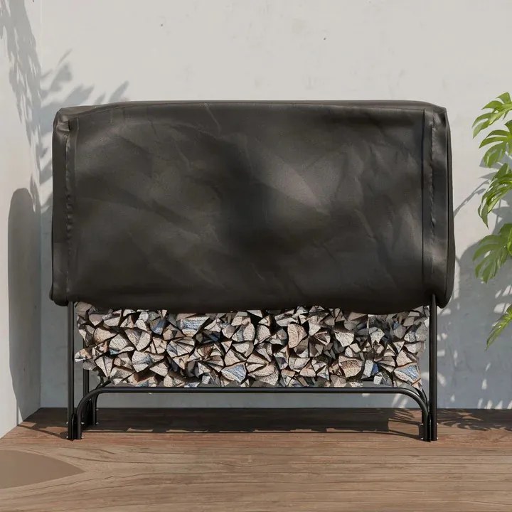 Juskys Tűzifaállvány - 130 x 117 cm