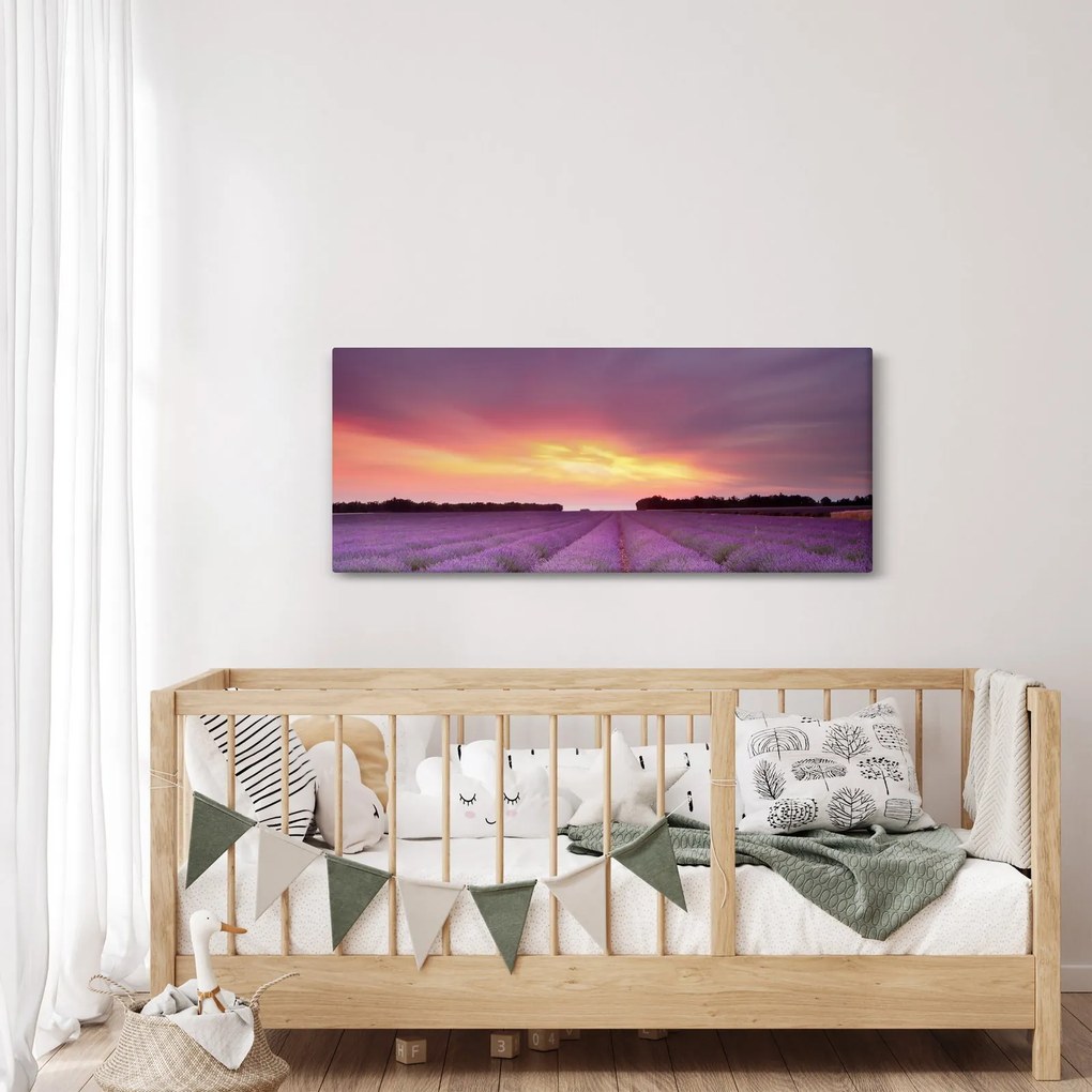 Kép - Levendula mező (120x50 cm)
