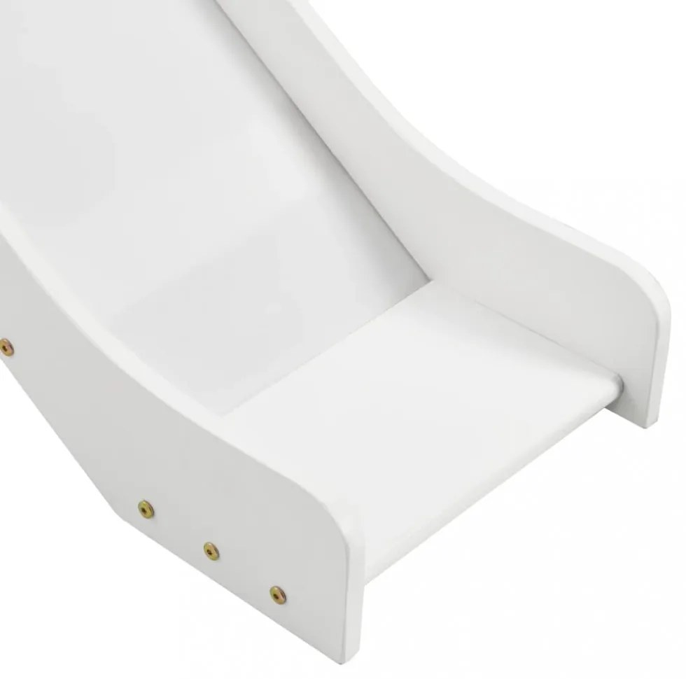 fenyőfa gyermek galériaágy-keret csúszdával/létrával 97x208 cm