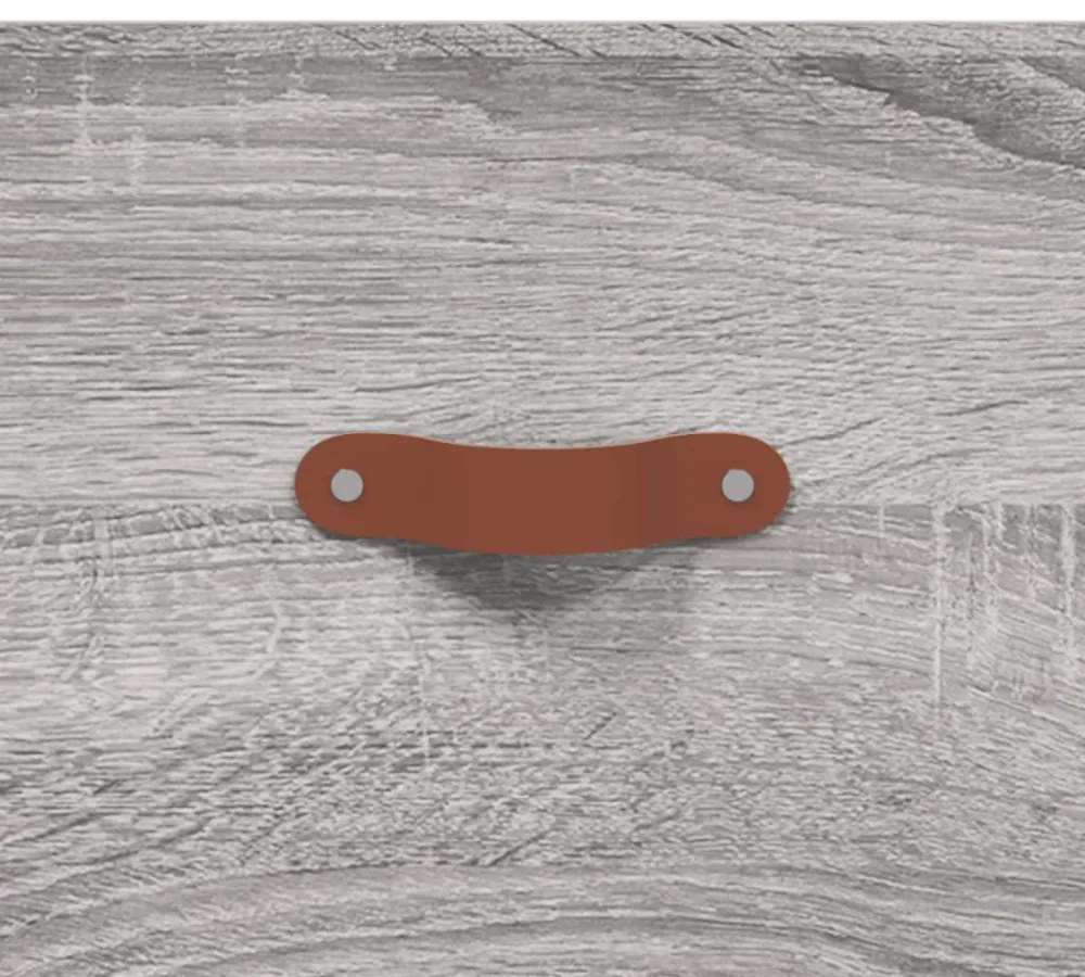 szürke sonoma színű szerelt fa TV-szekrény 150x30x50 cm