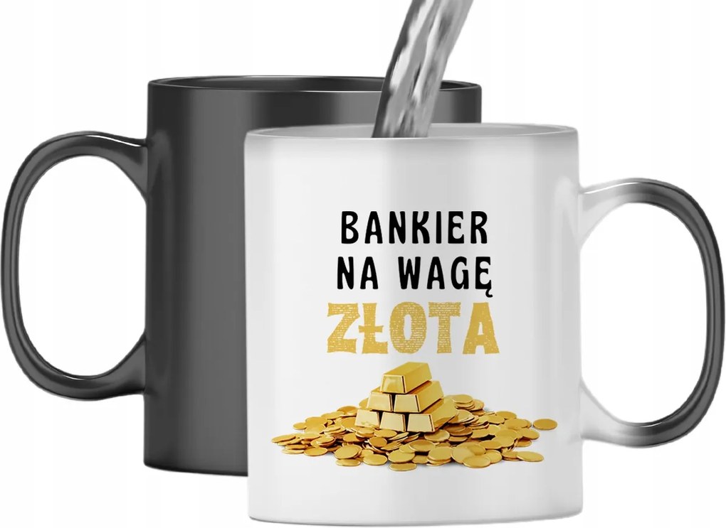 Mágikus Bögre Bankároknak Színváltós Nyomtatott Fényképpel