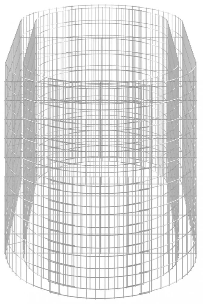 horganyzott vas gabion magaságyás 200x100x100 cm