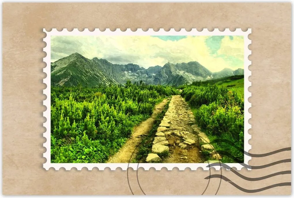 Poszterek 120x80 Napsütéses nap a Tátrában