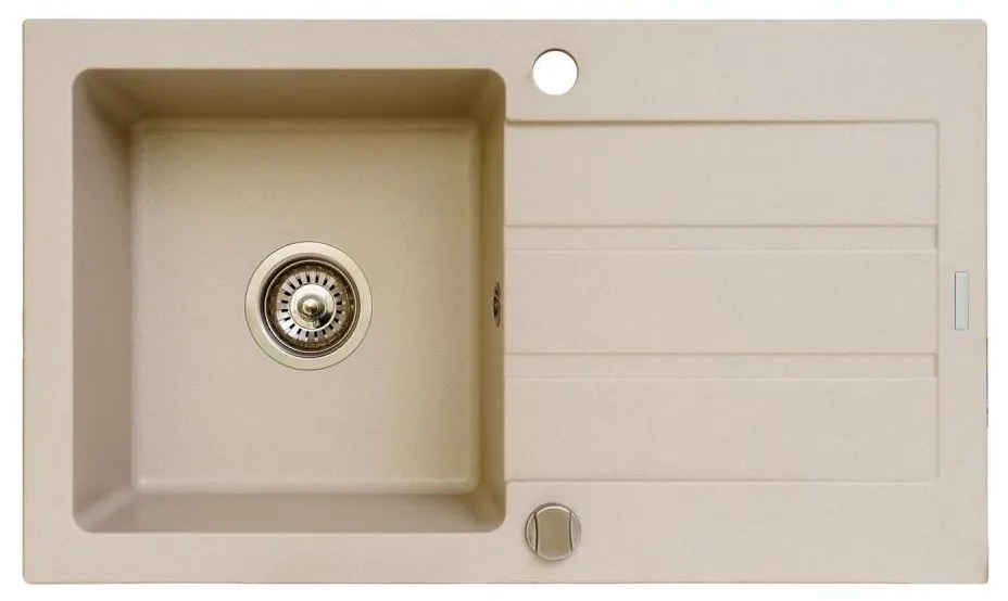 Pyramis 70006701 - NEXT konyhai mosogató 76x44 cm gránit/bézs