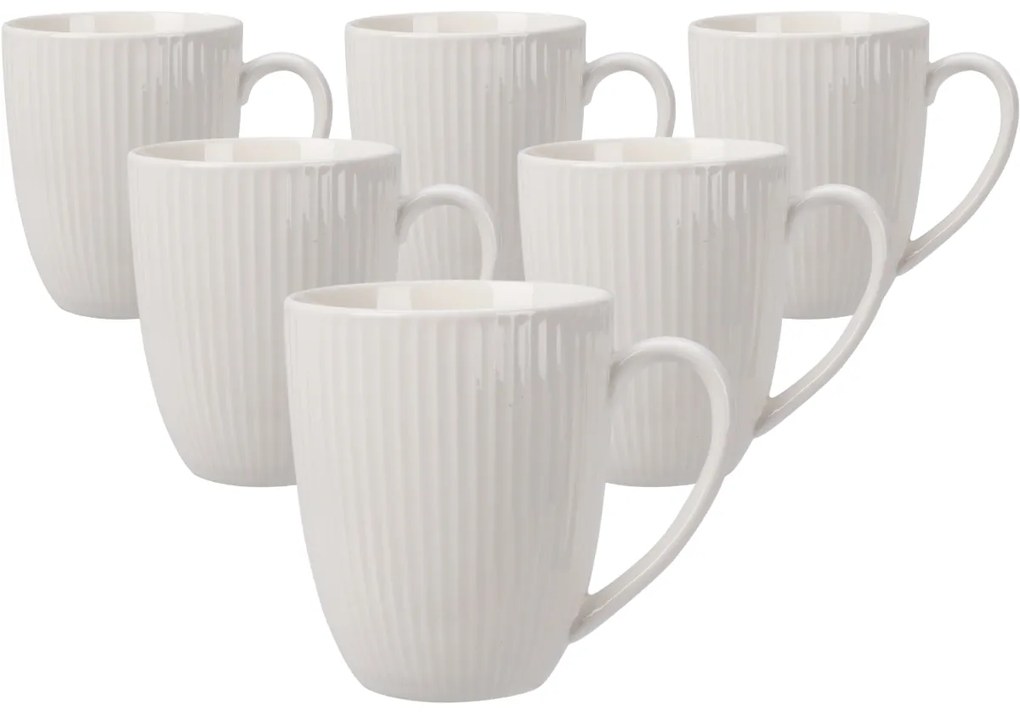 6 darab porcelán bögre szett Linie 370 ml