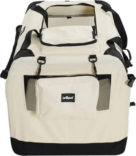 Leopet® Szállító box kutyáknak XXXL 102 x 69 x 69 cm bézs