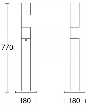 STEINEL 69469 - LED Kültéri lámpa GL 65 LED/8,5W/230V 3000K antracit