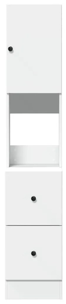 fehér szerelt fa konyhaszekrény 35 x 50 x 180 cm