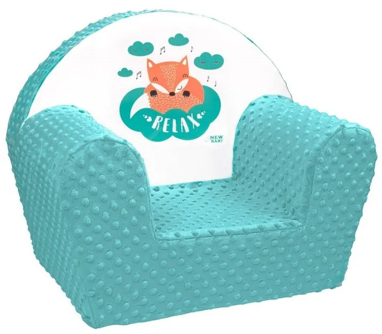 New Baby Baba Baba bársonyszék Fox menta , 42 x 53cm