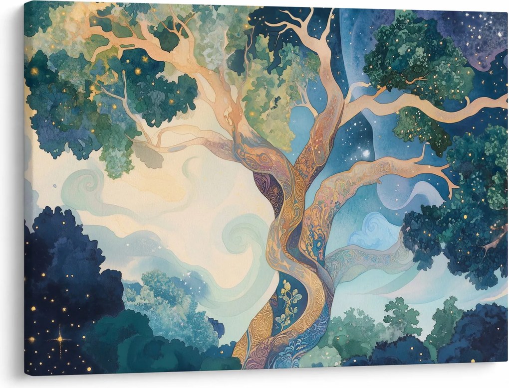 Kép – Kozmikus fa (70x50 cm)