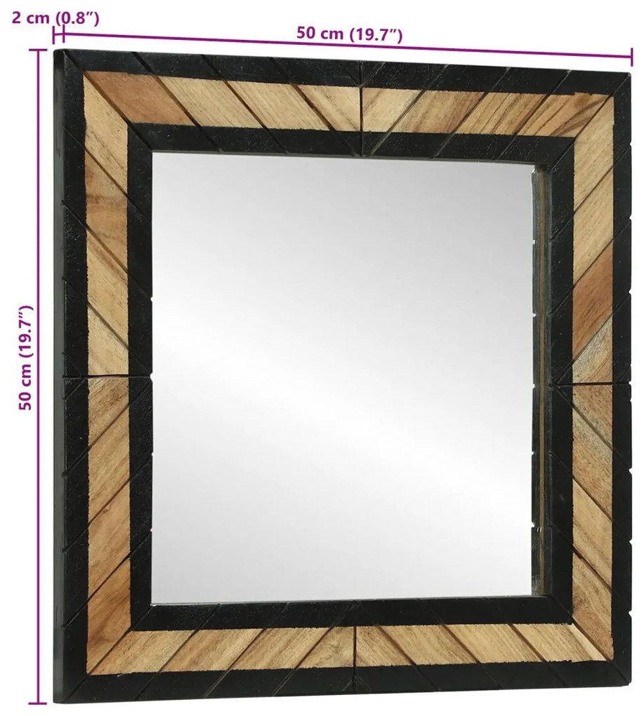 Tükrök 2 db 50x2x50 cm Szilárd Akác Fa