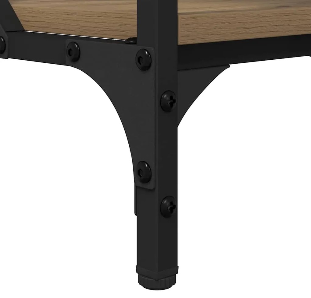 Dohányzóasztal Artisan tölgy 100 x 50 x 50 cm Faanyag