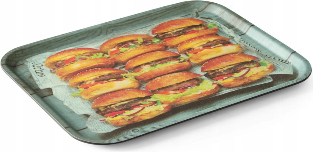 Csúszásgátló Tálaló Tálca Pincér Tasty Burger 33X43CM Hendi