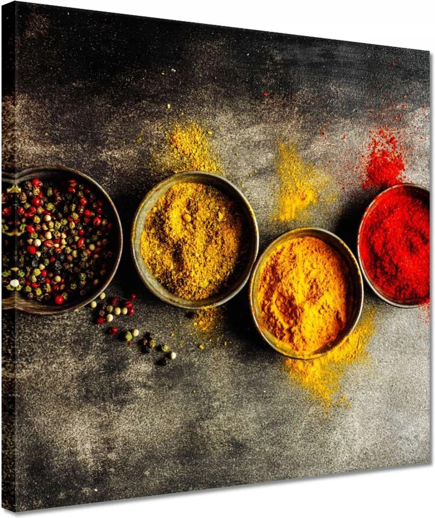 Vászonkép 30x30 Fűszerek a természetből Természet