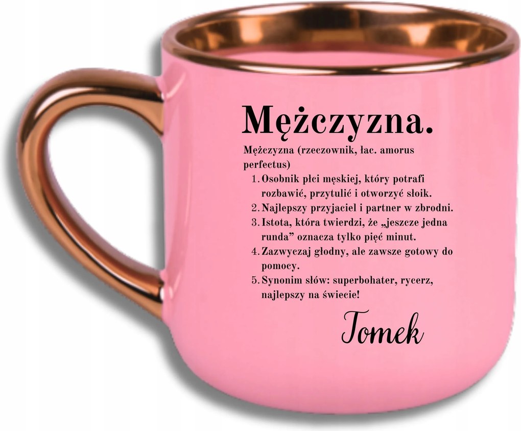 Bögre Rózsaszín Elegáns Nagy Vicces Ajándék Férfi