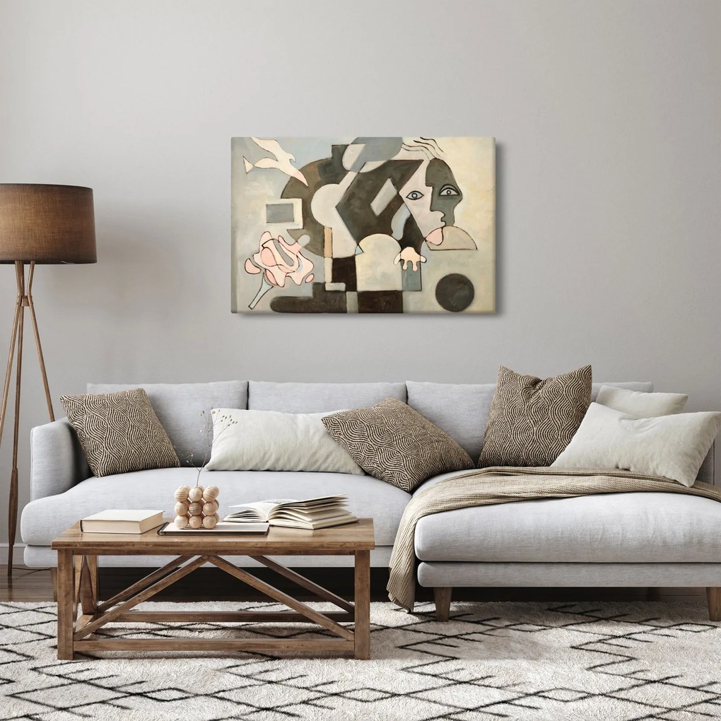 Kép - kubizmus (90x60 cm)