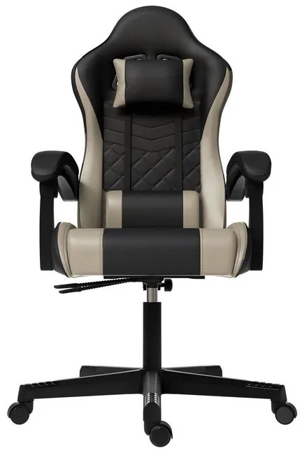 Juskys HyperSeat irodai szék - fekete/bézs