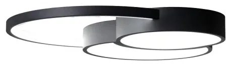 LED Dimmelhető mennyezeti lámpa LED/60W/230V 3000-6500K fekete + távirányító