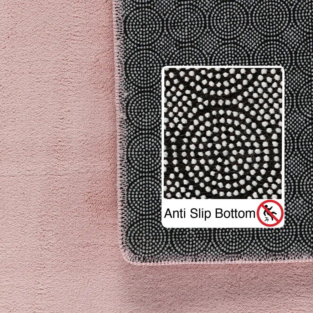 Rózsaszín mosható futószőnyeg 80x250 cm Sky – Ayyildiz Carpets