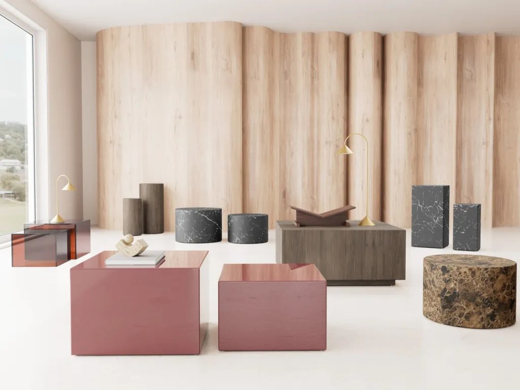 Dice üveg dohányzóasztal szett