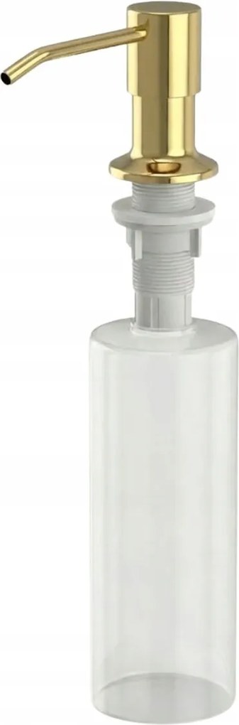 Konyhai szappan edényfolyadék adagoló süllyesztett mosogatóhoz Arany