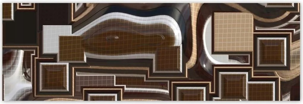 Poszterek 200x66 Csokoládé absztrakt