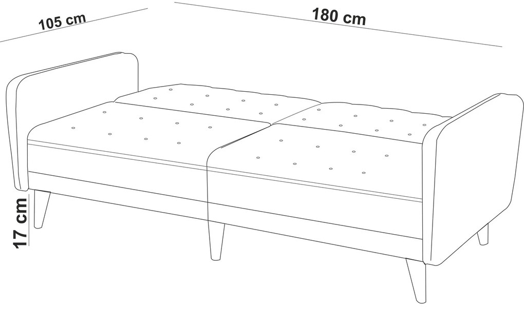 Ülőgarnitúra 3+1 Thomas (sötétkék). 1072466